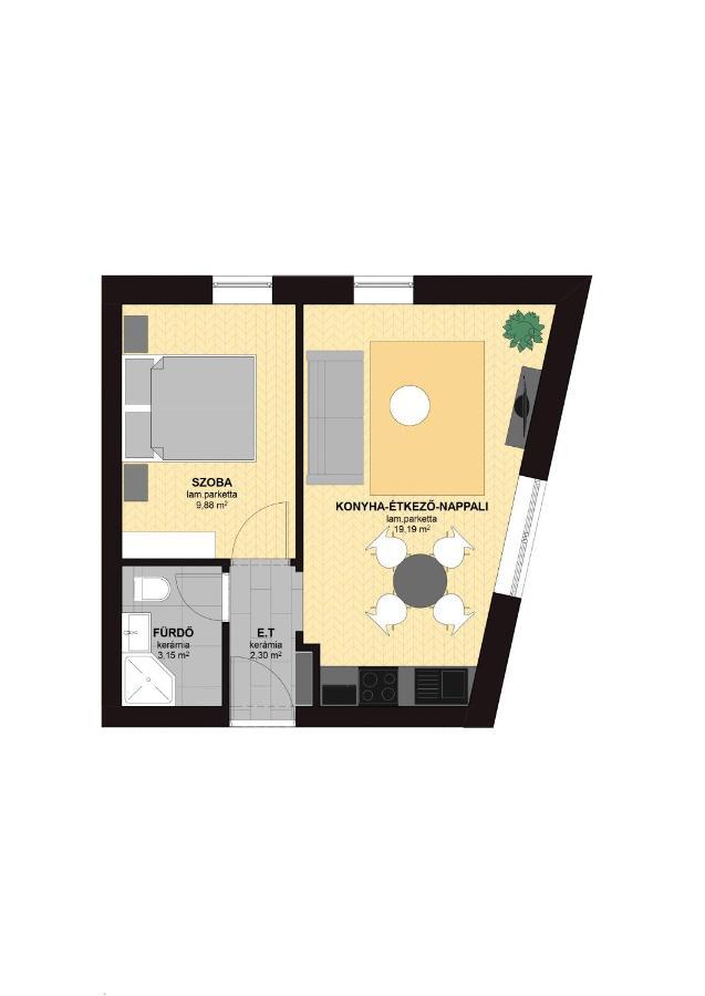 Dotis Apartman Тата Екстериор снимка