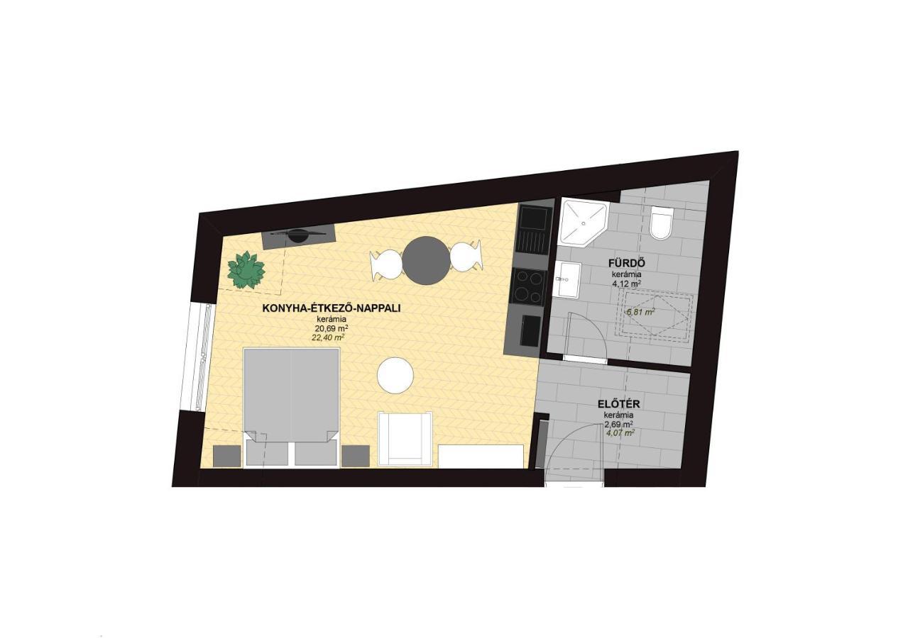Dotis Apartman Тата Екстериор снимка