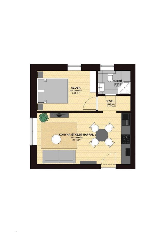 Dotis Apartman Тата Екстериор снимка