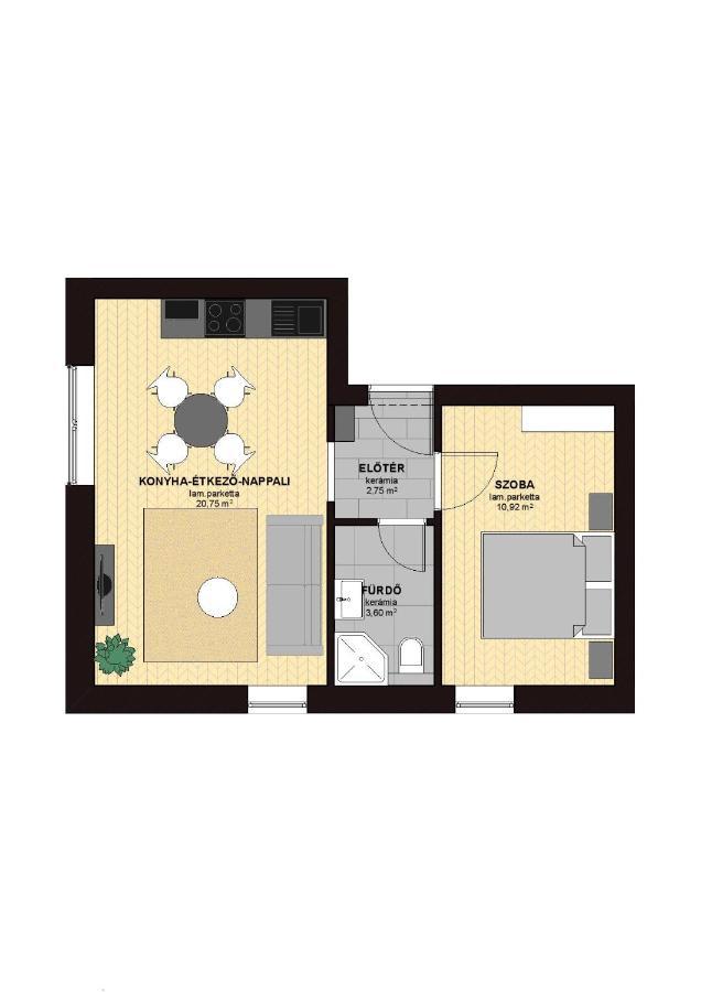 Dotis Apartman Тата Екстериор снимка