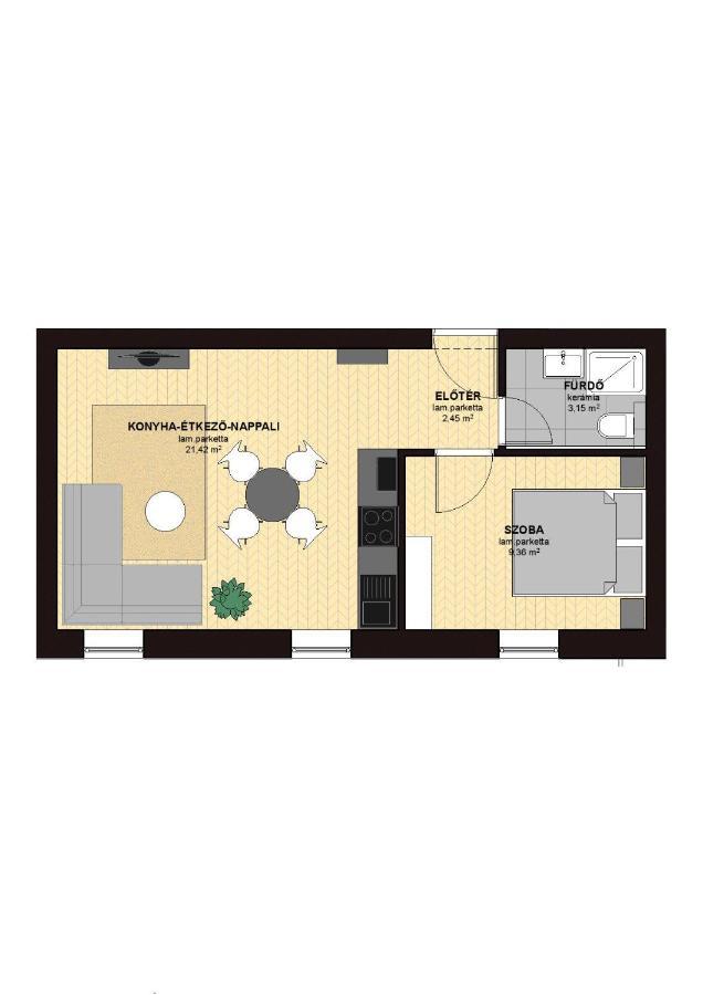 Dotis Apartman Тата Екстериор снимка