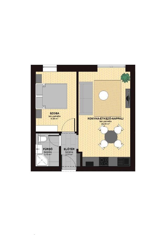 Dotis Apartman Тата Екстериор снимка